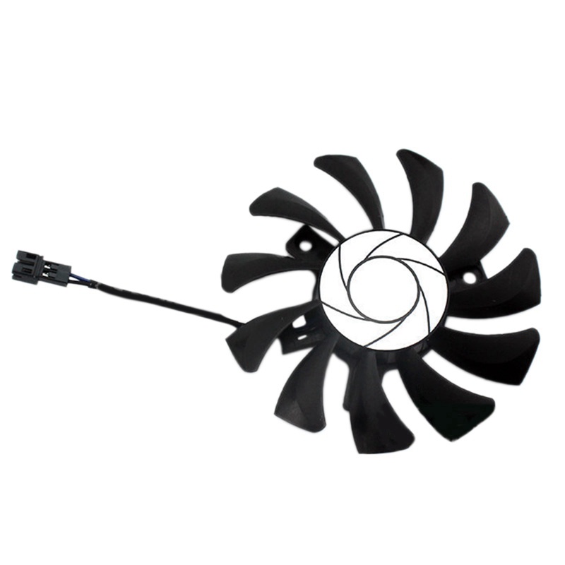 Quạt làm mát GPU HA8010H12F-Z 75MM 2Pin GTX1050Ti cho MSI Geforce GTX 1050Ti GTX-1050-Ti-4GT-OC (1 Cái)