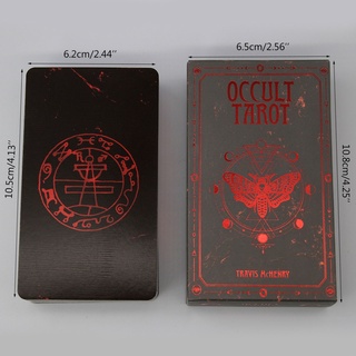 Set thẻ bài tarot Occult 78 lá hoàn toàn bằng tiếng Anh độc đáo