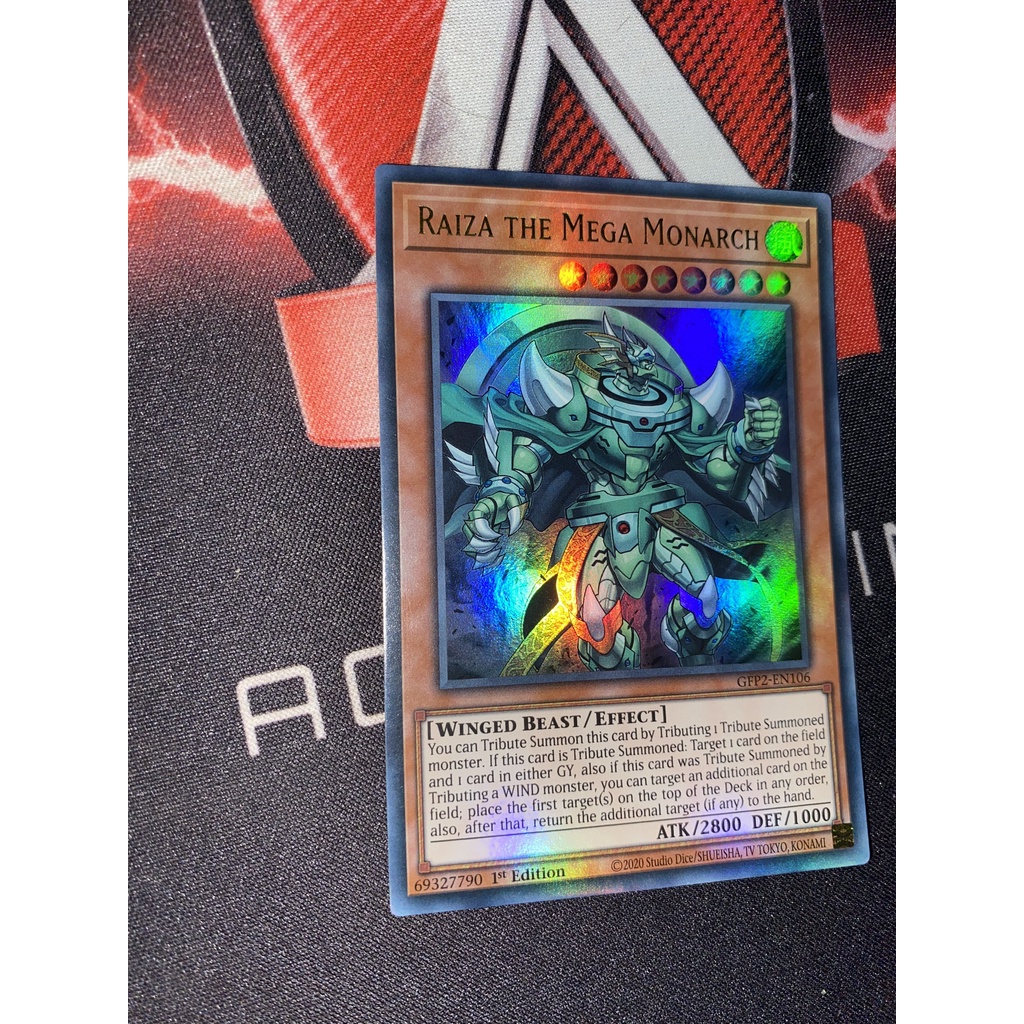 Raiza the Mega Monarch - GFP2-EN106 - Ultra Rare 1st Edition | Shopee ...