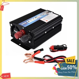 Bộ đổi điện 12v lên 220v, bộ kích điện 220v CARMAER 500W thiết kế gọn nhẹ, an toàn khi sử dụng.