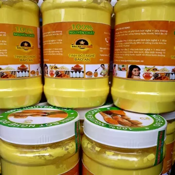 [SALE] Tinh bột nghệ Nghệ An (nghệ nếp đỏ) 1kg = 2 hộp như hình