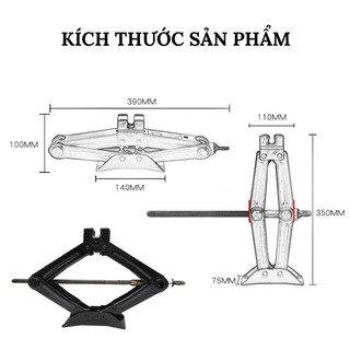 Kích Gầm Ô Tô Loại 1,5 Tấn Tiện Dụng