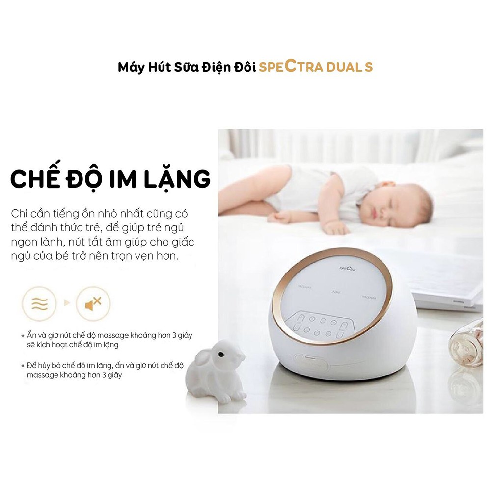 Máy Hút Sữa Spectra Dual S Cao Cấp BH 24th