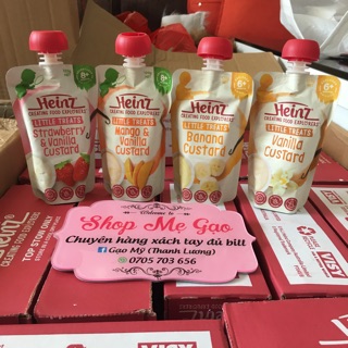 VÁNG SỮA HEINZ Custard Úc Date mới nhất T7/2021