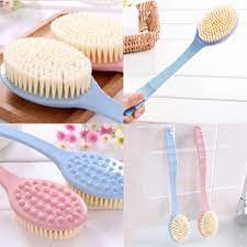 💖 HÀNG HOT 💖 Bàn chải cọ lưng kèm bông tắm xuất Nhật đa năng - Bàn chải massage lưng tiện lợi 2in1- cọ lưng kèm bông tắm