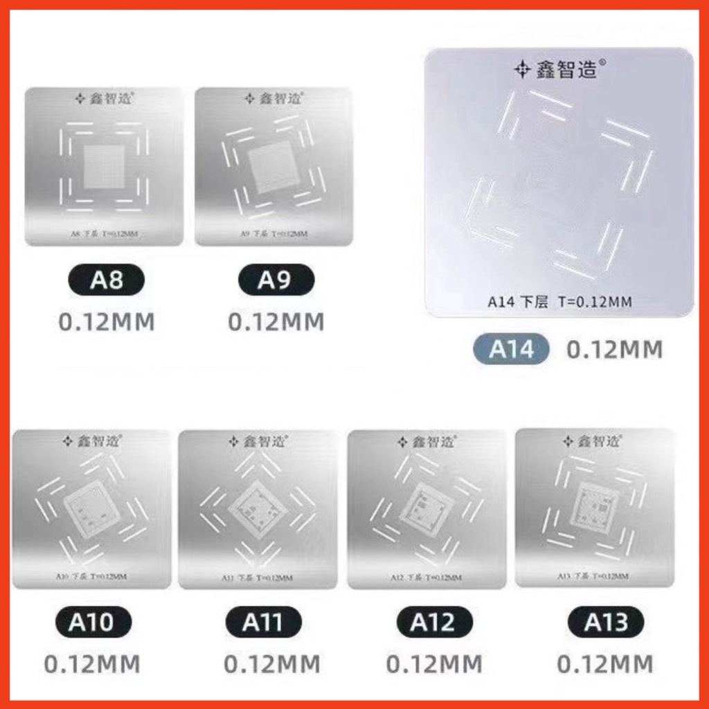 Vỉ làm chân bộ đế đổ chân CPU&RAM XINZHIZAO V10 từ A8 đến A15 | Shopee ...