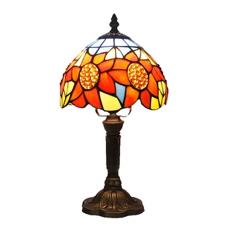 Đèn bàn 20CM Tấm che đèn thủy tinh màu