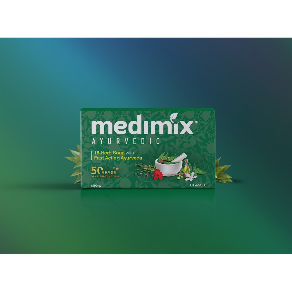 Ảnh Xà phòng Medimix 18 Loại Thảo Dược Ayurveda Tác Động Nhanh 125g 3