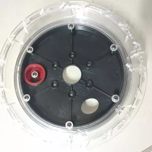 Mâm nhựa máy chà tường có đèn 180mm 180-5 ( mâm nhựa chưa bao gồm đèn led)