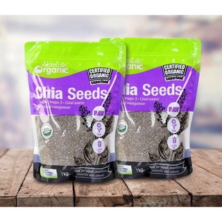 Hạt Chia Úc Absolute Organic Gói 1Kg Vỏ Tím