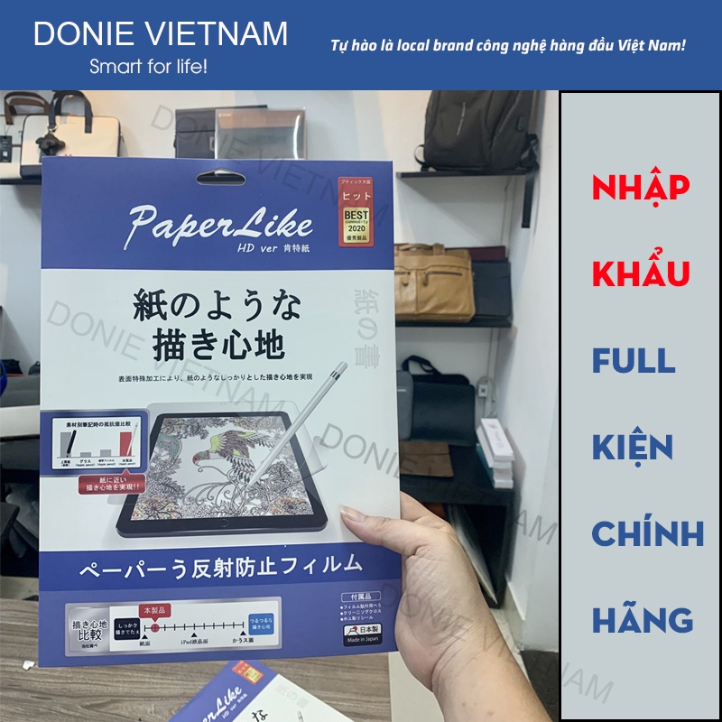 Dán Màn Hình Paperlike Gen 2 Chống Vân Tay Chống Chói Cho iPad Gen 10/11 Air 4/5 Pro 11" | Donie C07