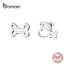 Bamoer Bông Tai bạc 925 Hình Chó / Mèo Chống Dị Ứng sce649
