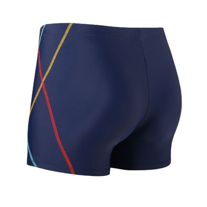 Mô tả Quần Bơi Nam Tặng Kèm Nón Bơi Silicone Quần Bơi Thiết Kế Sọc Chất Liệu Polyester Spandex Cleacco QBS Boro Sport - 3