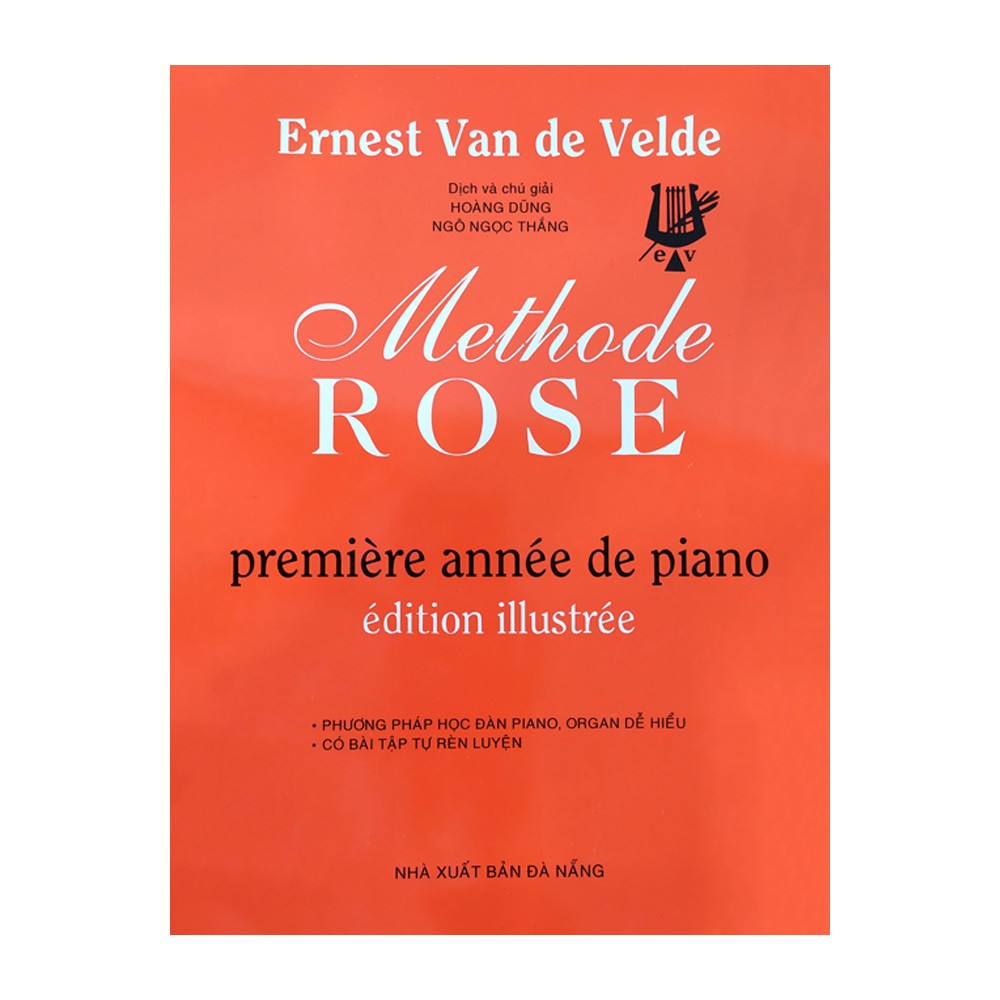 Ảnh Sách - Methode Rose - Phương Pháp Học Học Đàn Piano Vỡ Lòng - Ernest Van De Velde 1