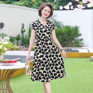 (THANH LÝ LẺ SIZE) ) Đầm Hoa Đẹp Cho Mẹ Sang Chảnh VH89