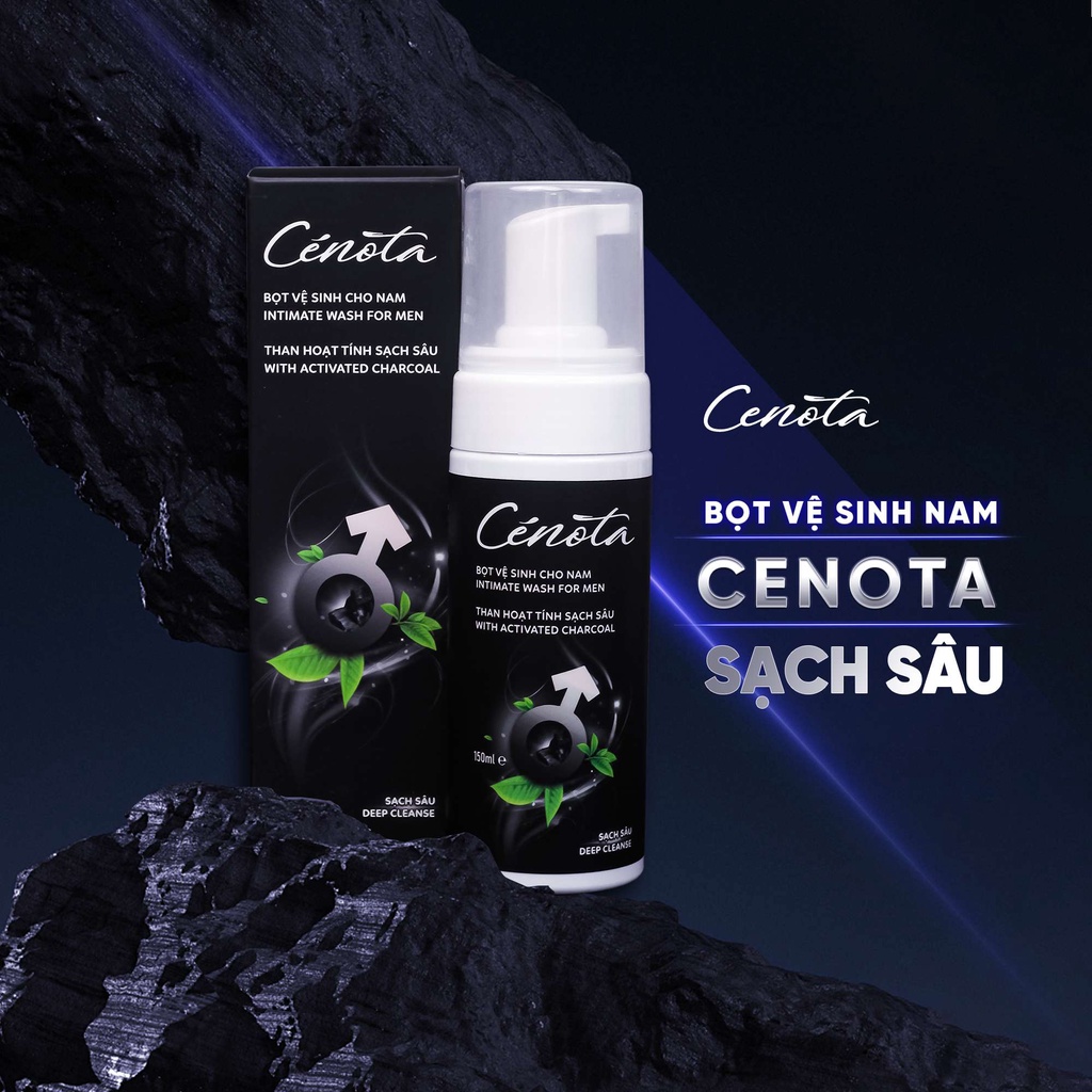 Ảnh Bọt Vệ Sinh Nam Cao Cấp Cenota Mát lạnh & Sạch sâu 150ml, Dung Dịch Vệ Sinh Tạo Bọt Nam Giới , Mạnh Mẽ, Nam Tính 1