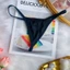 CK050 Quần Lót Lọt Khe sexy Vải Lụa - quần chíp lụa màu viền đen - Kelly Wang
