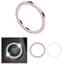 YRBWD Ring Thiết thực Bling Circle Trim Nút xe hơi