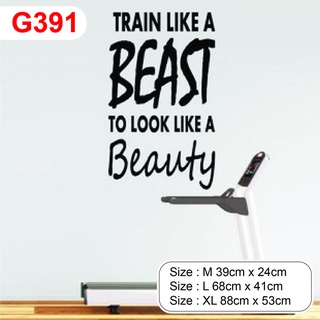 Decal dán trang trí phòng GYM, tăng động lực, thu hút khách hàng, tăng sức tập, tăng doanh thu cho phòng GYM P15