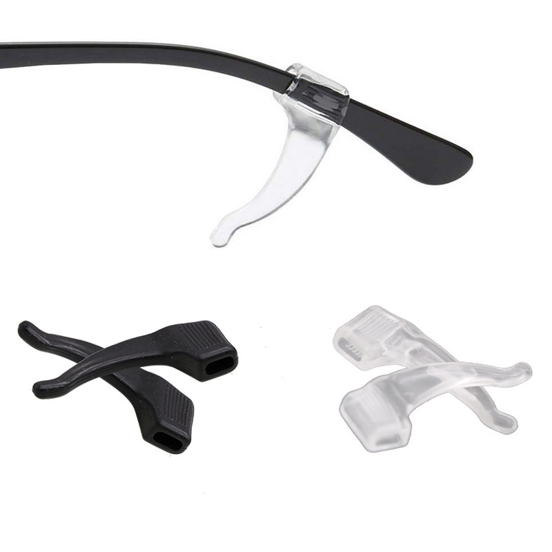 [1 / 5 Cặp Móc tai kính mắt chống trượt bằng silicon] [Giá đỡ kính ngăn trượt kính mắt]