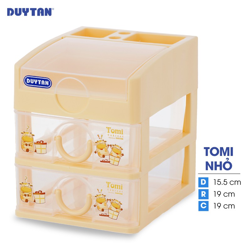 [Mã BMLTA35 giảm đến 35K đơn 99K] Tủ nhựa DUY TÂN Tomi nhỏ 3 ngăn (15.5 x 19 x 19 cm) - 32192