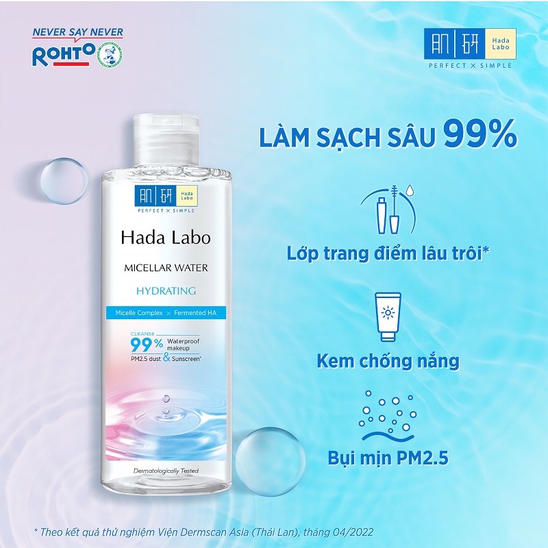 Ảnh Nước tẩy trang sạch sâu dưỡng ẩm Hada Labo Micellar Water Hydrating 240ml 1