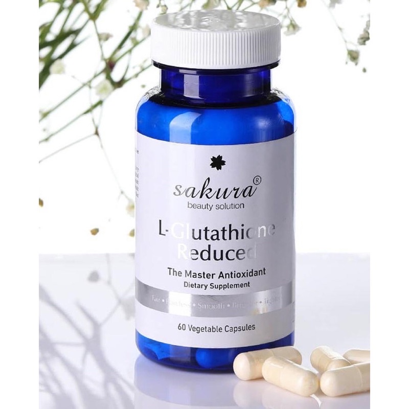 sakura l-glutathione reduced Viên uống trắng da chống lão hoá SAKURA L-GLUTATHIONE REDUCED