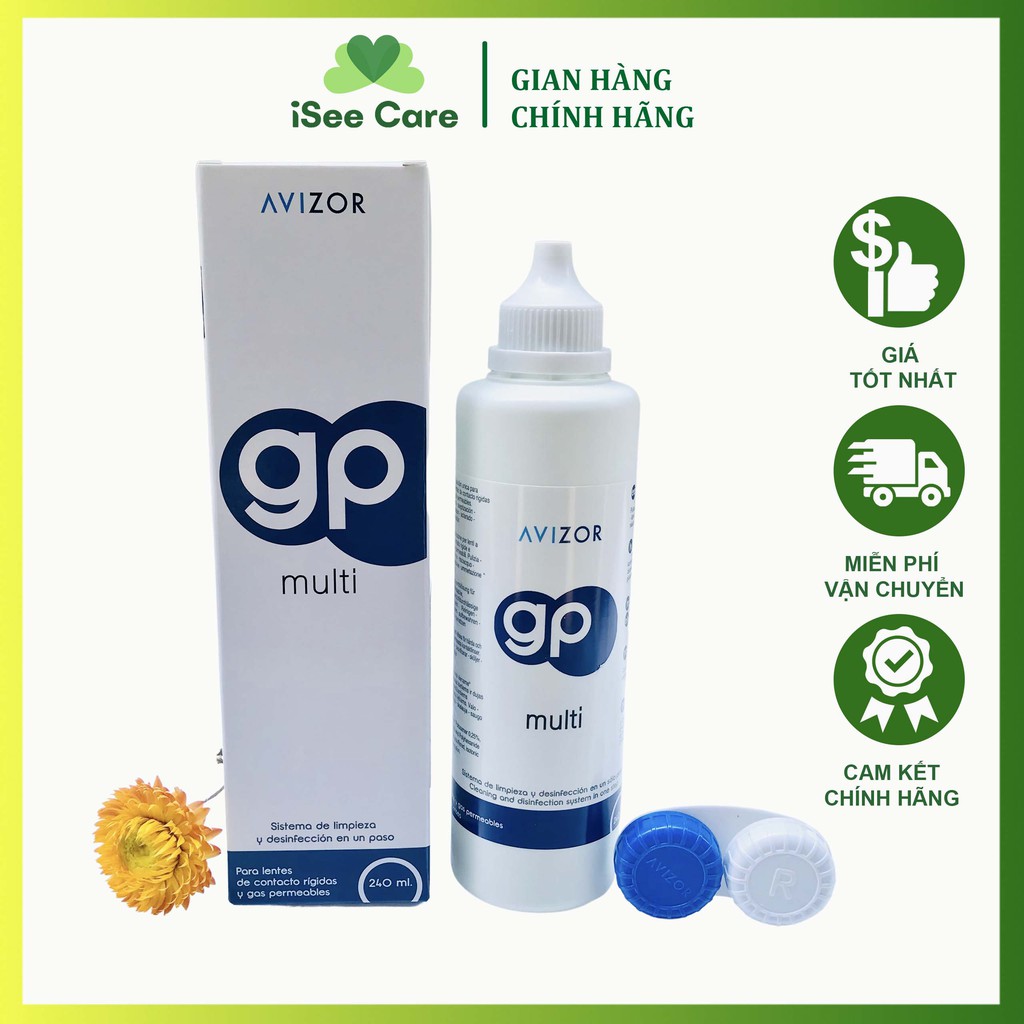 Nước ngâm lens kính áp tròng Avizor GP Multi 240ml | Shopee Việt Nam