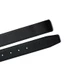Dây thắt lưng GOAT nam 3.5cm dây PU bấm lỗ đen-nâu