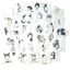 🌺xinyia🌺Hình Xăm Dán 20 Kiểu Chống Thấm Nước Kích Thước 6x6cm