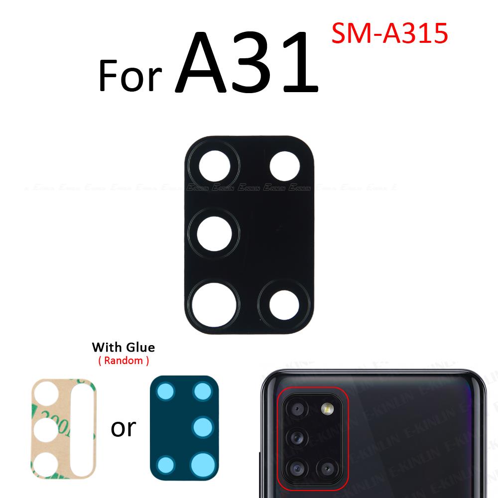 2 Cái\ lốc Phía Sau Camera Kính Ống Kính Có Keo Dán Cho Samsung Galaxy A01 Core A11 A31 A51 A71 5G 4G Thay Thế Các Bộ Phận