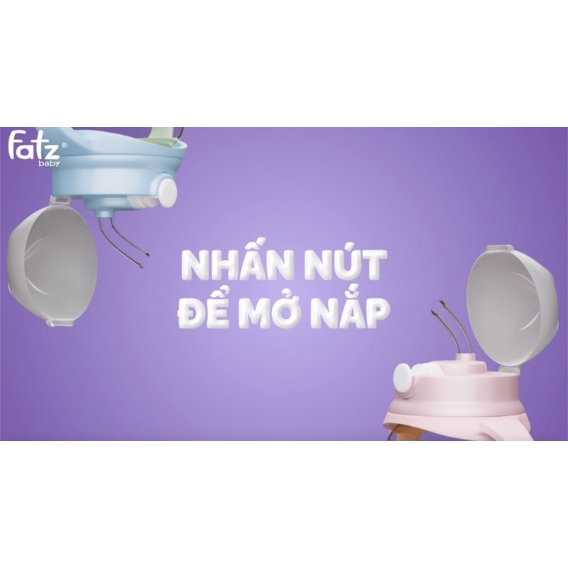 Ảnh Bình uống nước Tritan chống đổ phao xoay 360 độ 250ml Fatzbaby 4