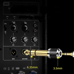 BTM cho Đầu nối bộ chuyển đổi độ trung thực cho tai nghe Guitar Giắc cắm Amp