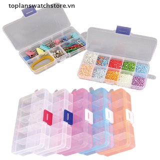 Hộp Nhựa Đựng Trang Sức 10 Ngăn Điều Chỉnh Được