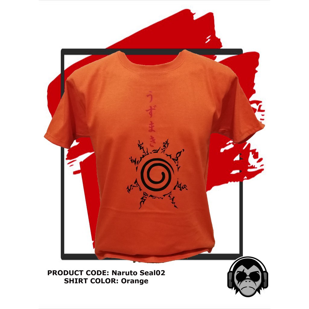 Mẫu áo thun NARUTO SEAL naruto anime inspired shirt cực ngầu siêu chất ...