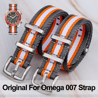 Dây Đeo Sợi Nylon Chất Lượng Cao 20mm 22mm Cho Đồng Hồ Thể Thao 007 James Bond