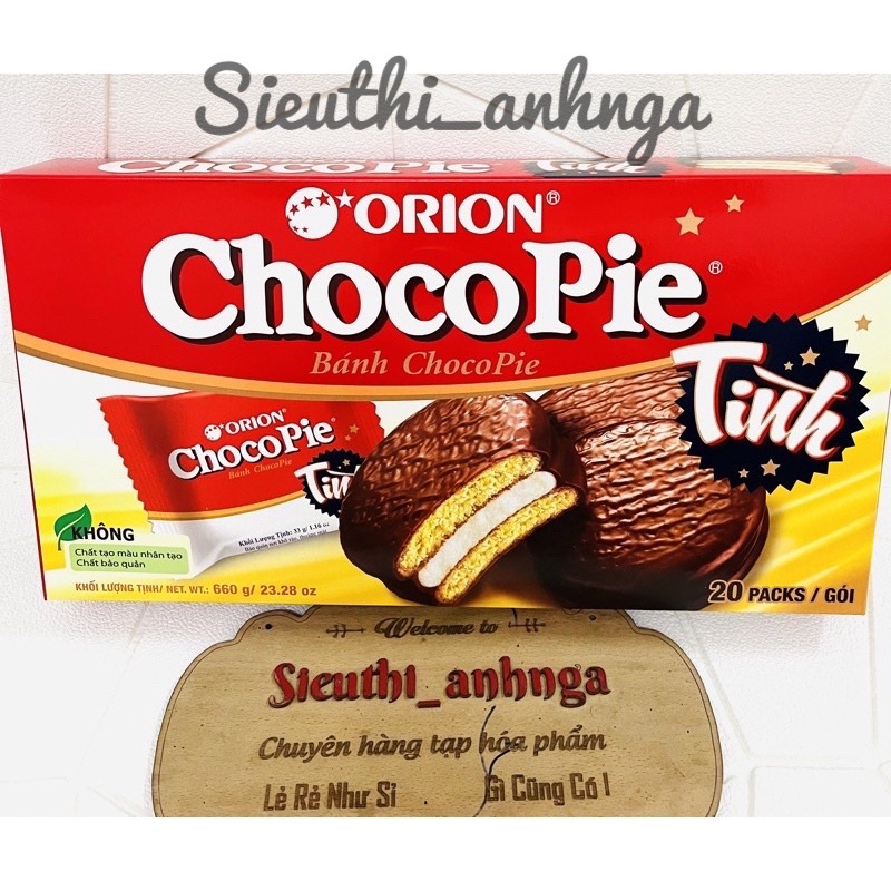 Bánh Choco Pie Tình Orion Hộp 20 Chiếc 660g Shopee Việt Nam