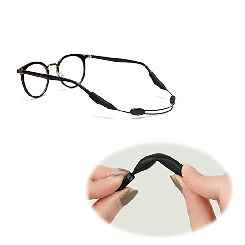 1 Dây Silicone Đeo Mắt Kính Co Giãn Chống Trượt Phong Cách Thể Thao