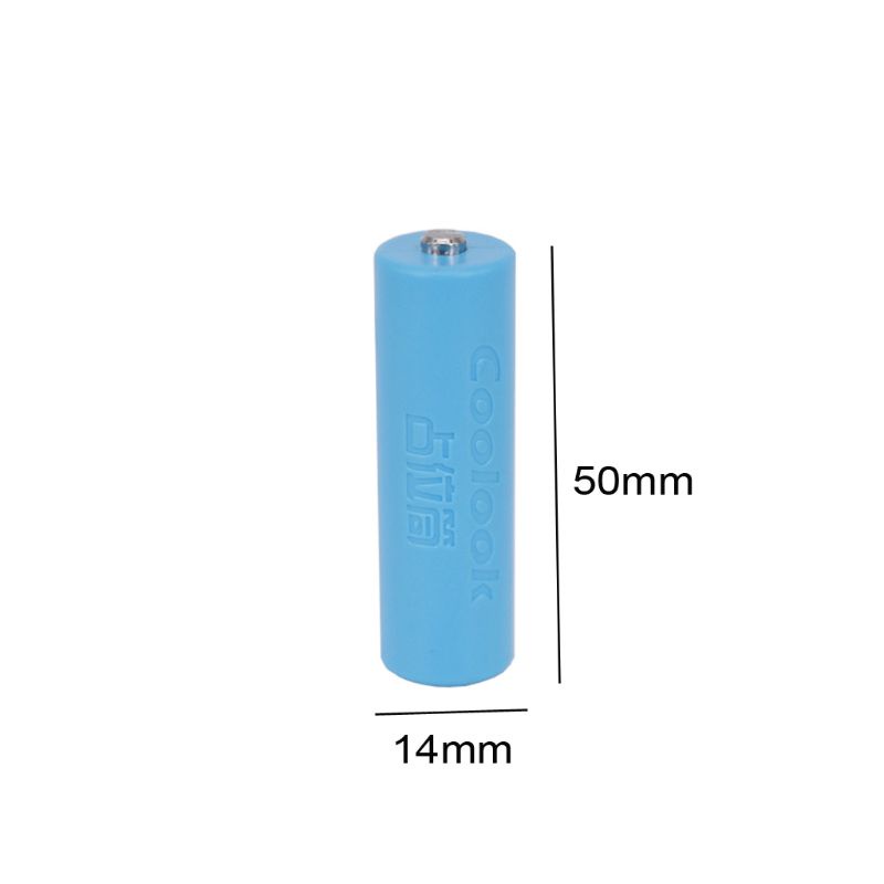 Hộp pin giả hình trụ 14500 kích thước AA sạc điện