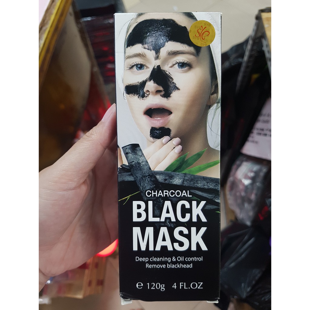 LỘT MỤN THAN TRE BLACK MASK CHARCOAL 120g | Shopee Việt Nam