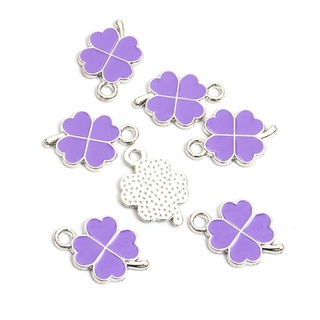 Set 4 Mặt Trang Sức Hình Cỏ Bốn Lá