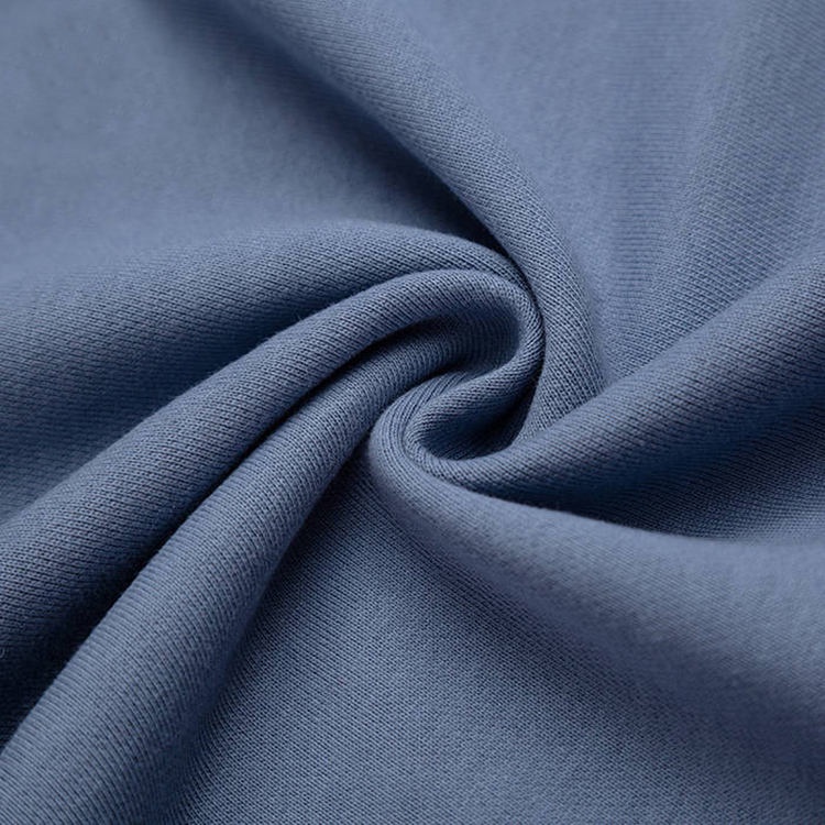 Dệt Kim 250gsm Terry Màu Nguyên Chất Cotton Áo Len Vải DIY Trơn Áo Thun Thể Thao 50x185cm K303121