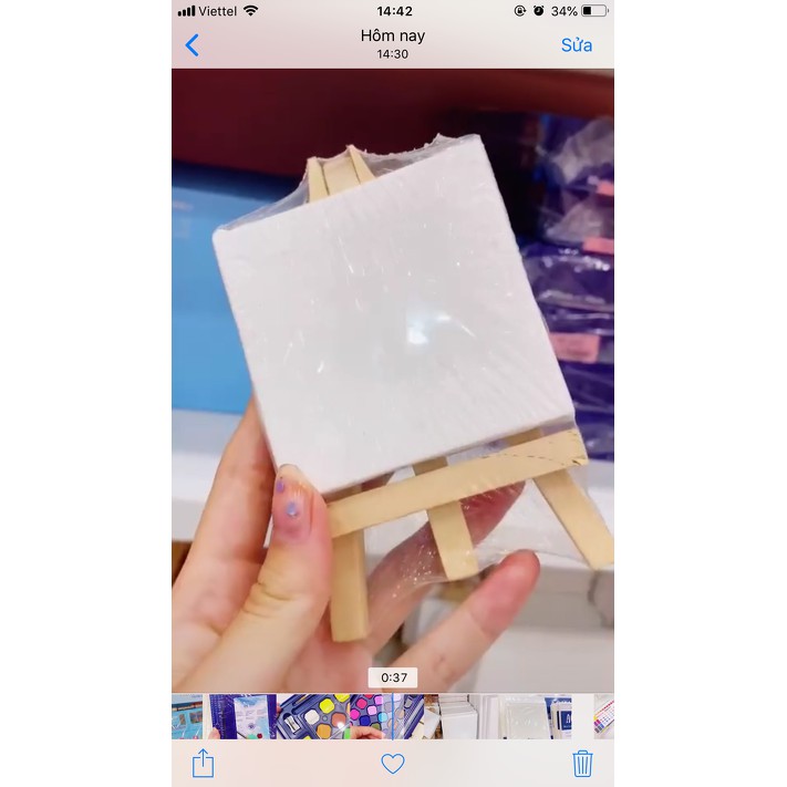 Mini Canvas khung gỗ (Không kèm giá đỡ)