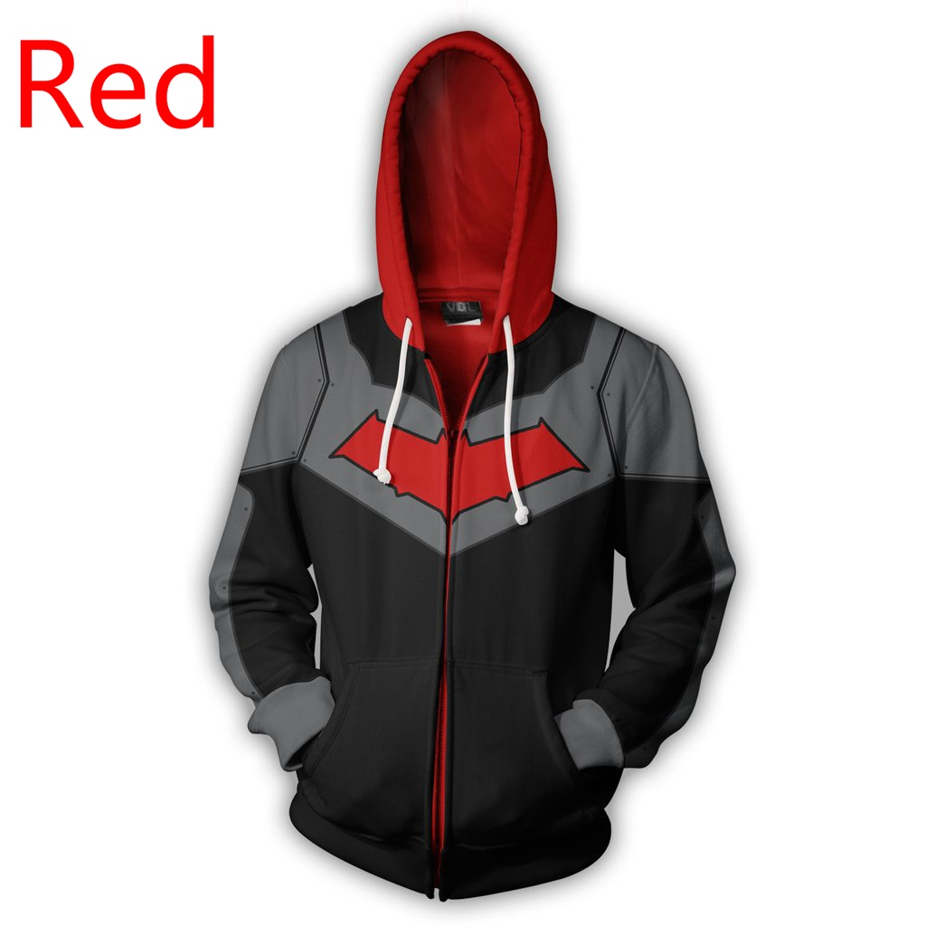 Áo hoodie nam Nightwing in 3D, áo khoác ngoài