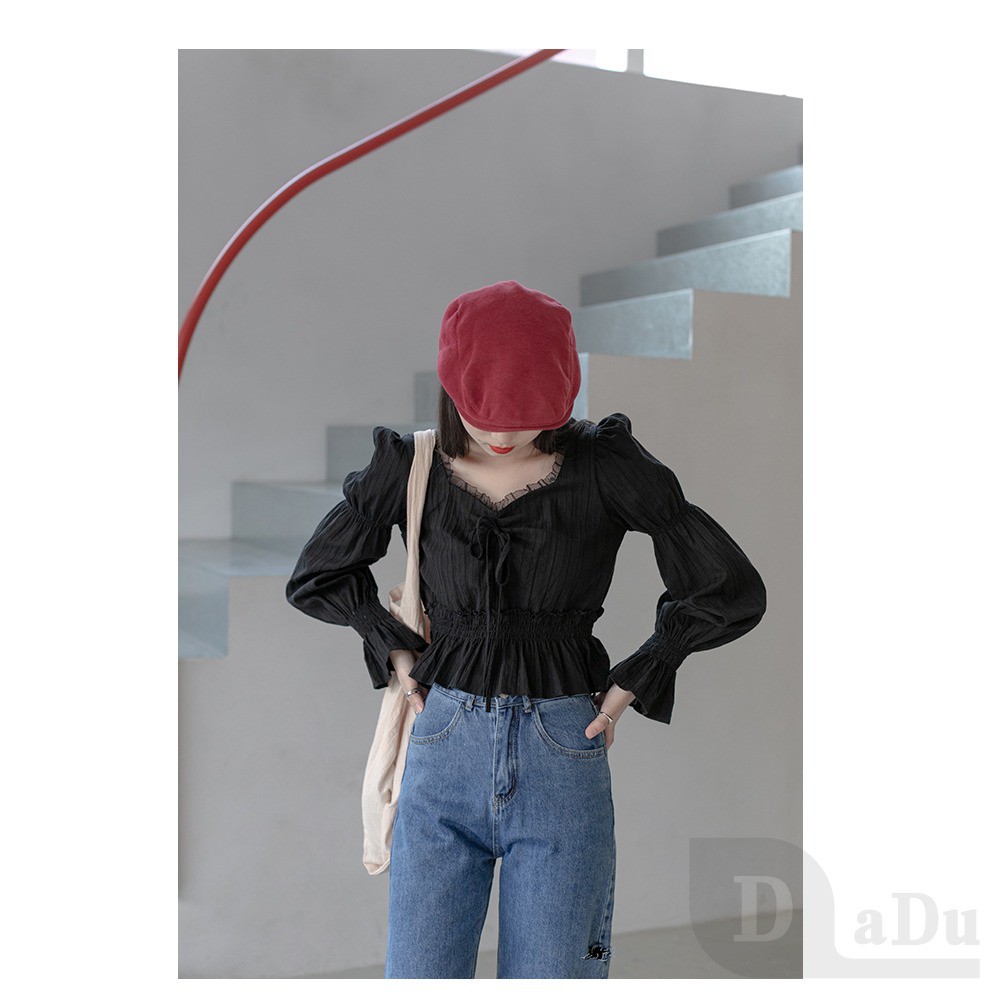 Ảnh Quần Jeans Dài Rách Gối Thời Trang Dành Cho Nữ 3