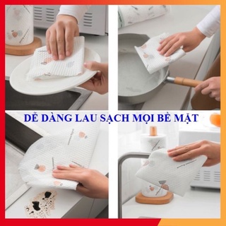 Khăn lau đa năng kiểu mới, khăn giấy chuyên dụng nhà bếp siêu dai gặp nước không rách