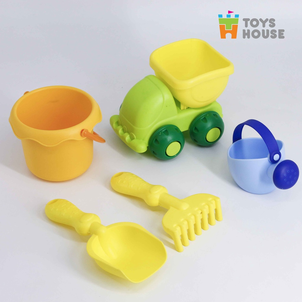 Ảnh Đồ chơi xúc cát bãi biển cho bé bé vui chơi, vận động Toyshouse 035 (màu ngẫu nhiên) 3
