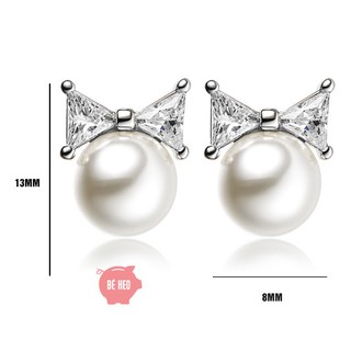 Bông tai ngọc nơ nhân tạo BHBT121