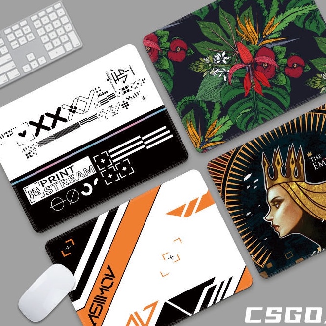 CSGO printing set mouse pad medium and small wild lotus fps game e ...