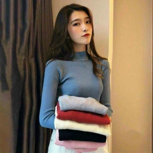 Áo Len Tăm Cổ Ba Phân Dày Dặn Mềm Mịn Không Xù